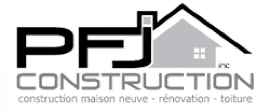 PFJ Construction Maison neuve rénovation Thetford Mines Logo